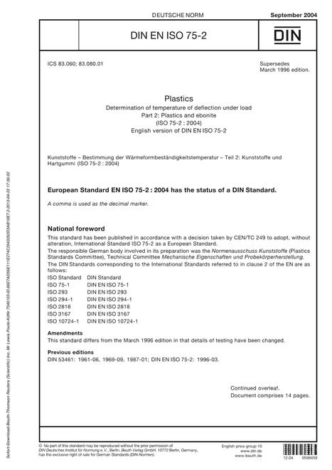 DIN EN ISO 75-2