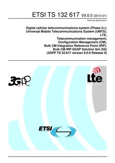 ETSI TS 132 617