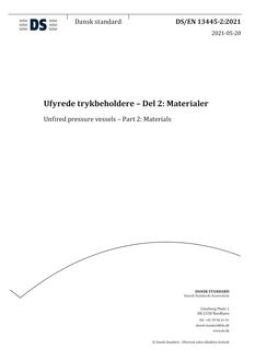 DANSK DS/EN 13445-2
