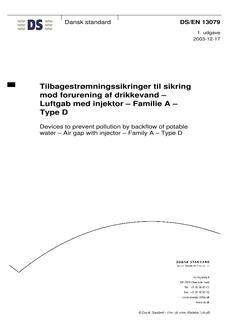 DANSK DS/EN 13079