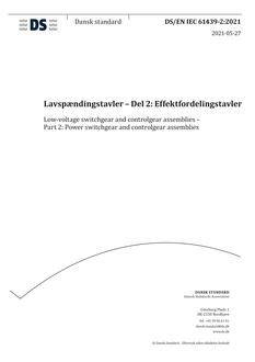 DANSK DS/EN IEC 61439-2