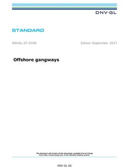 DNV DNVGL-ST-0358