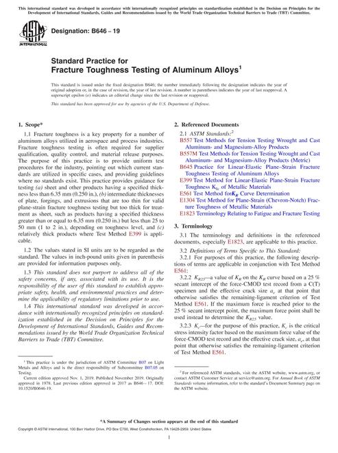 ASTM B646-19