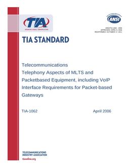 TIA ANSI/TIA-1062