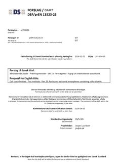 DANSK DSF/PREN 13523-23