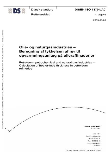DANSK DS/EN ISO 13704