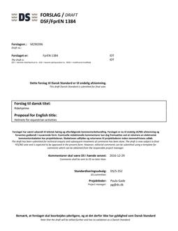 DANSK DSF/FPREN 1384