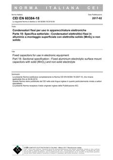 CEI EN 60384-18