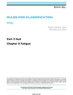 DNV DNVGL-RU-SHIPS PART 3 CHAPTER 9
