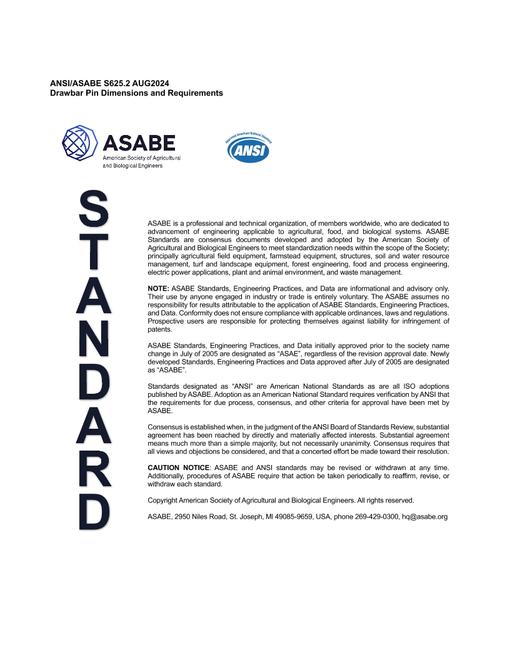 ASAE/ASABE S625.2 AUG2024