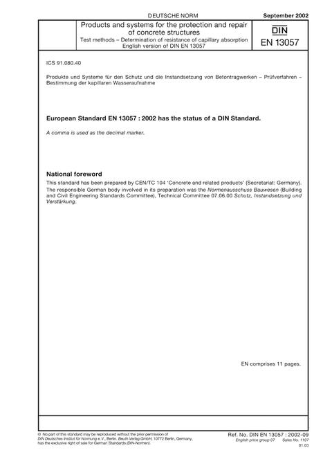 DIN EN 13057