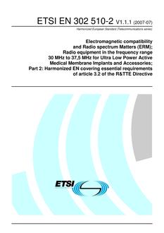 ETSI EN 302 510-2