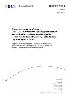 DANSK DS/EN 60079-30-2