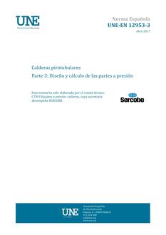 AENOR UNE-EN 12953-3