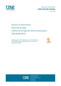 AENOR UNE-EN ISO 20486