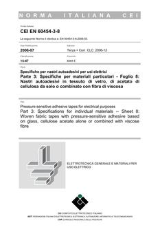 CEI EN 60454-3-8