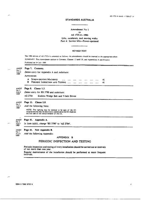 AS 1735.4-1986 AMDT 1
