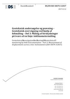 DANSK DS/EN ISO 18674-3