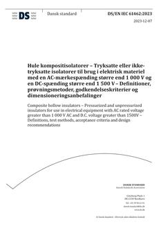 DANSK DS/EN IEC 61462