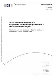DANSK DS/EN 10245-1