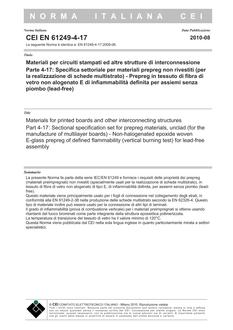 CEI EN 61249-4-17
