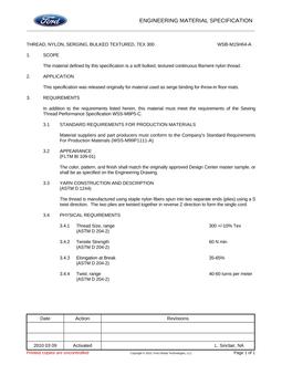FORD WSB-M15H64-A
