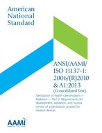 AAMI/ISO 11137-1:2006/(R)2015 & A1:2003 & A2:2019 (Consolidated Text)