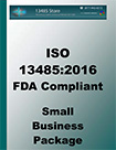 ISO 13485:2016 and FDA Compliant Small Business Package