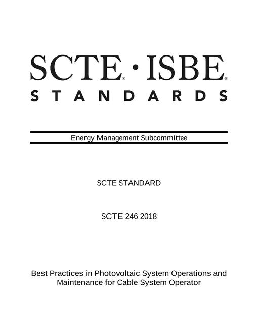 SCTE 246 2018