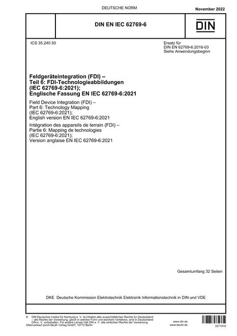 DIN EN IEC 62769-6