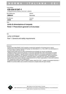 CEI EN 61347-1