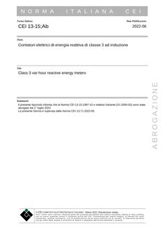 CEI 13-15
