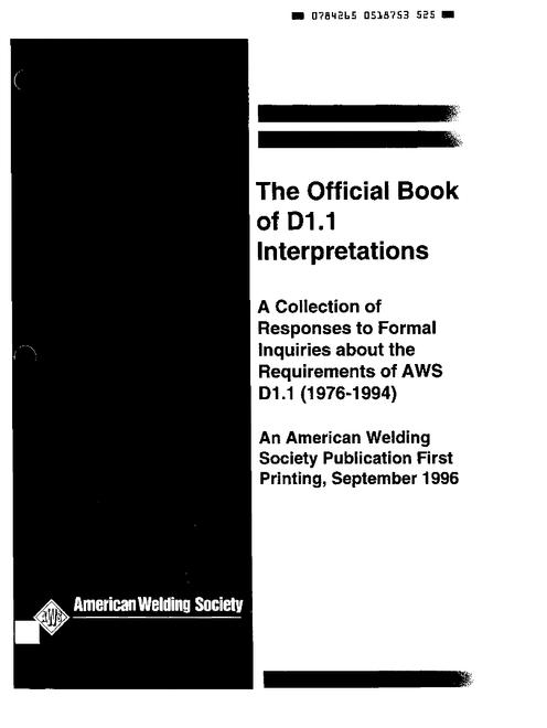 AWS D1.1-BI