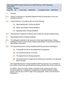 NR NR/L3/SIG/10064/GI/T001 ISSUE 4