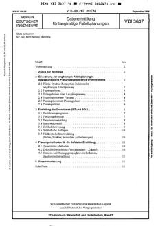 VDI VDI 3637