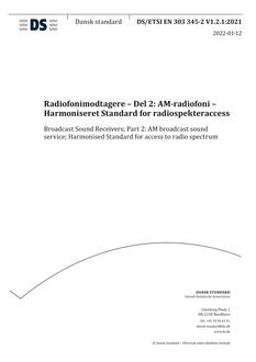 DANSK DS/ETSI EN 303 345-2 V1.2.1