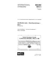 CAN/CSA-ISO/IEC 7811-1-96 (R2000)