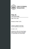CFR 21CFR 170-199