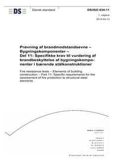 DANSK DS/ISO 834-11