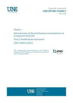AENOR UNE-EN ISO 13468-2