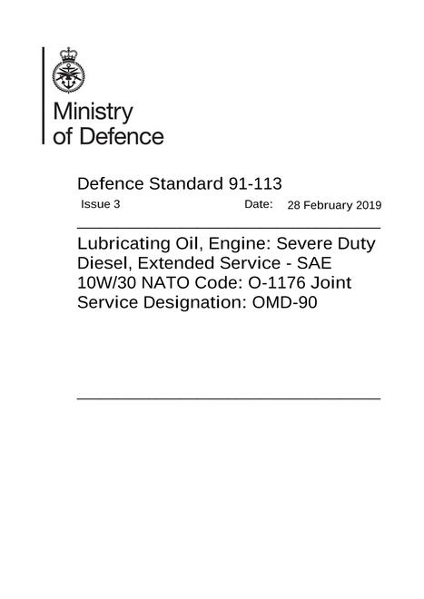 MODUK DEF STAN 91-113