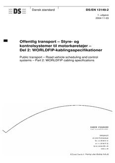 DANSK DS/EN 13149-2