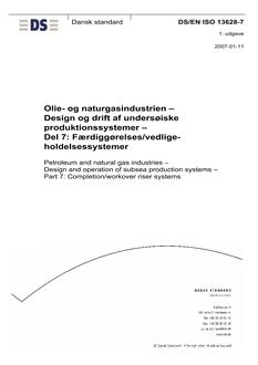 DANSK DS/EN ISO 13628-7