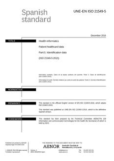 AENOR UNE-EN ISO 21549-5