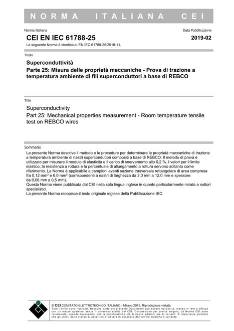 CEI EN IEC 61788-25