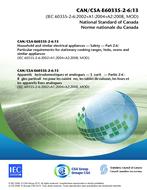 CAN/CSA E60335-2-6:13