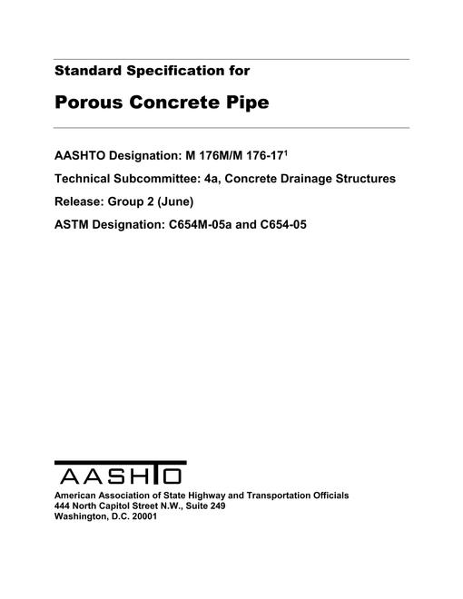 AASHTO M 176M/M 176-17