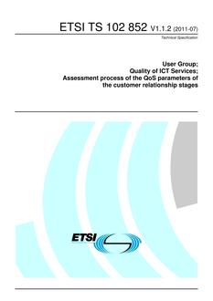 ETSI TS 102 852