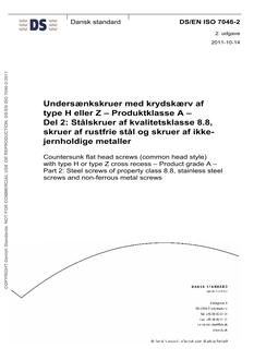 DANSK DS/EN ISO 7046-2