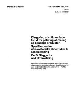 DANSK DS/EN ISO 11126-5